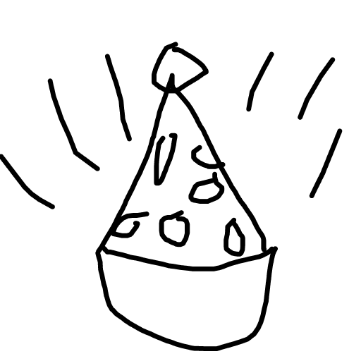 Party Hat drawing by dawn-omega-bard