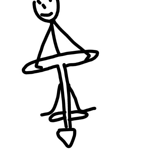 Pogo Stick drawing by sonic-bold-major