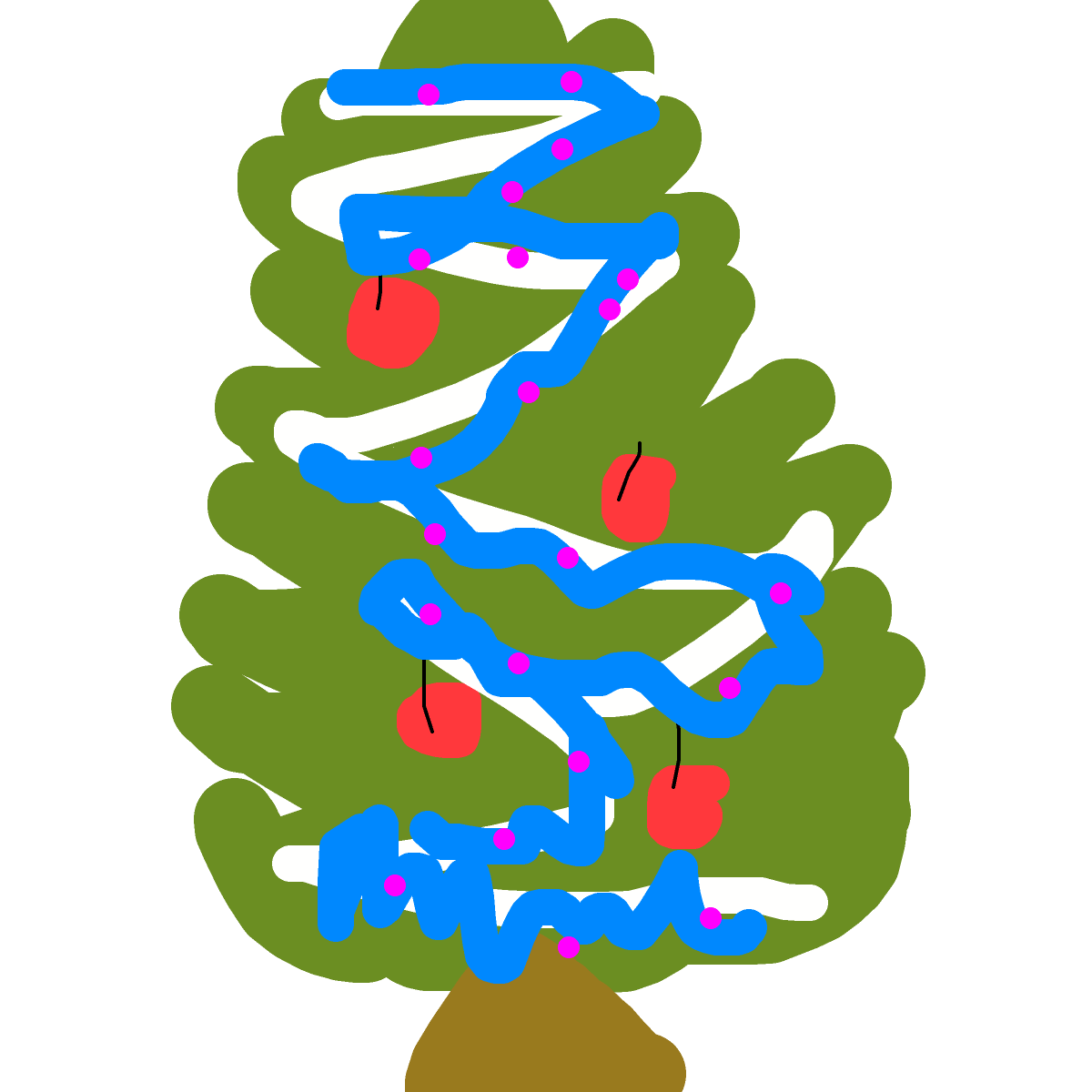 XMas Tree drawing by neesh