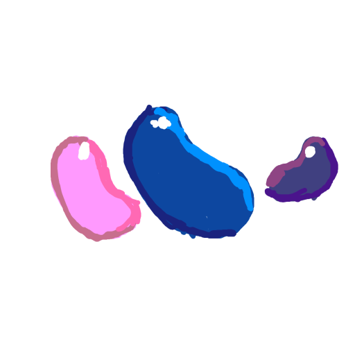 Jellybean drawing by Dada