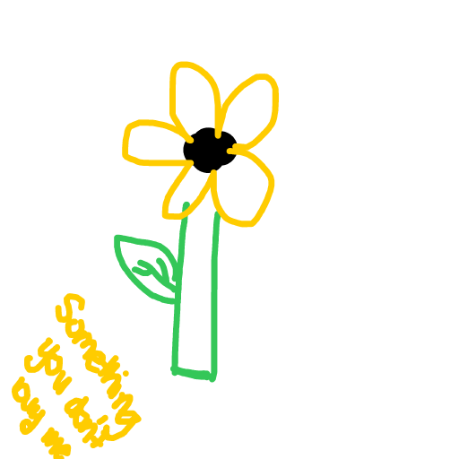 Flower drawing by maddee