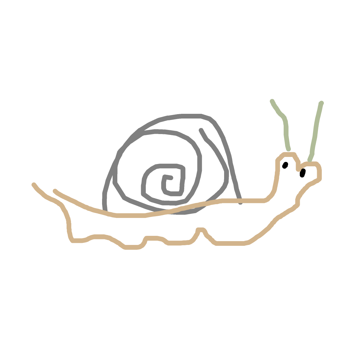 Snail drawing by silver-dark-duke