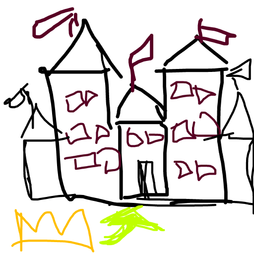 Castle drawing by babitheartist