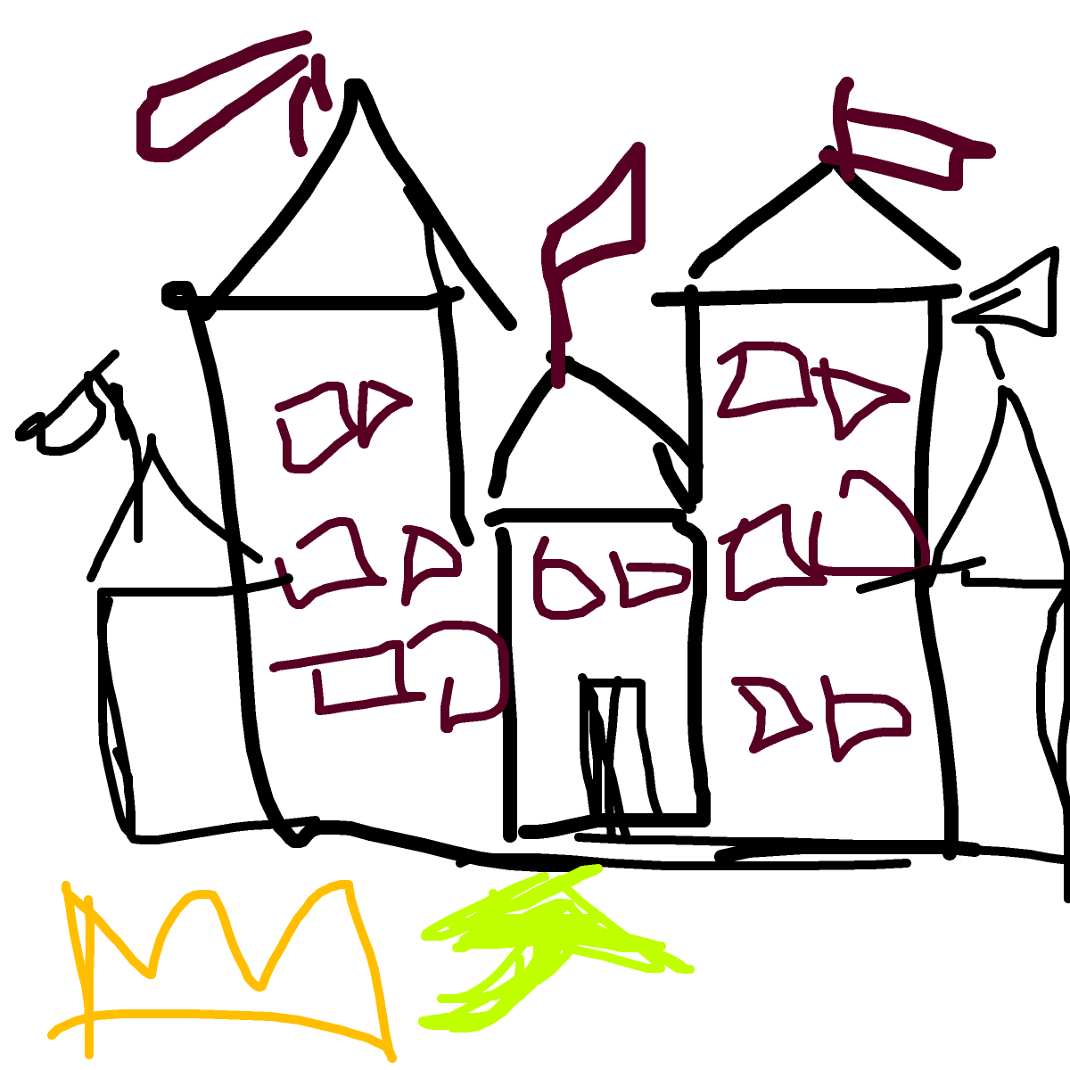 Castle drawing by babitheartist