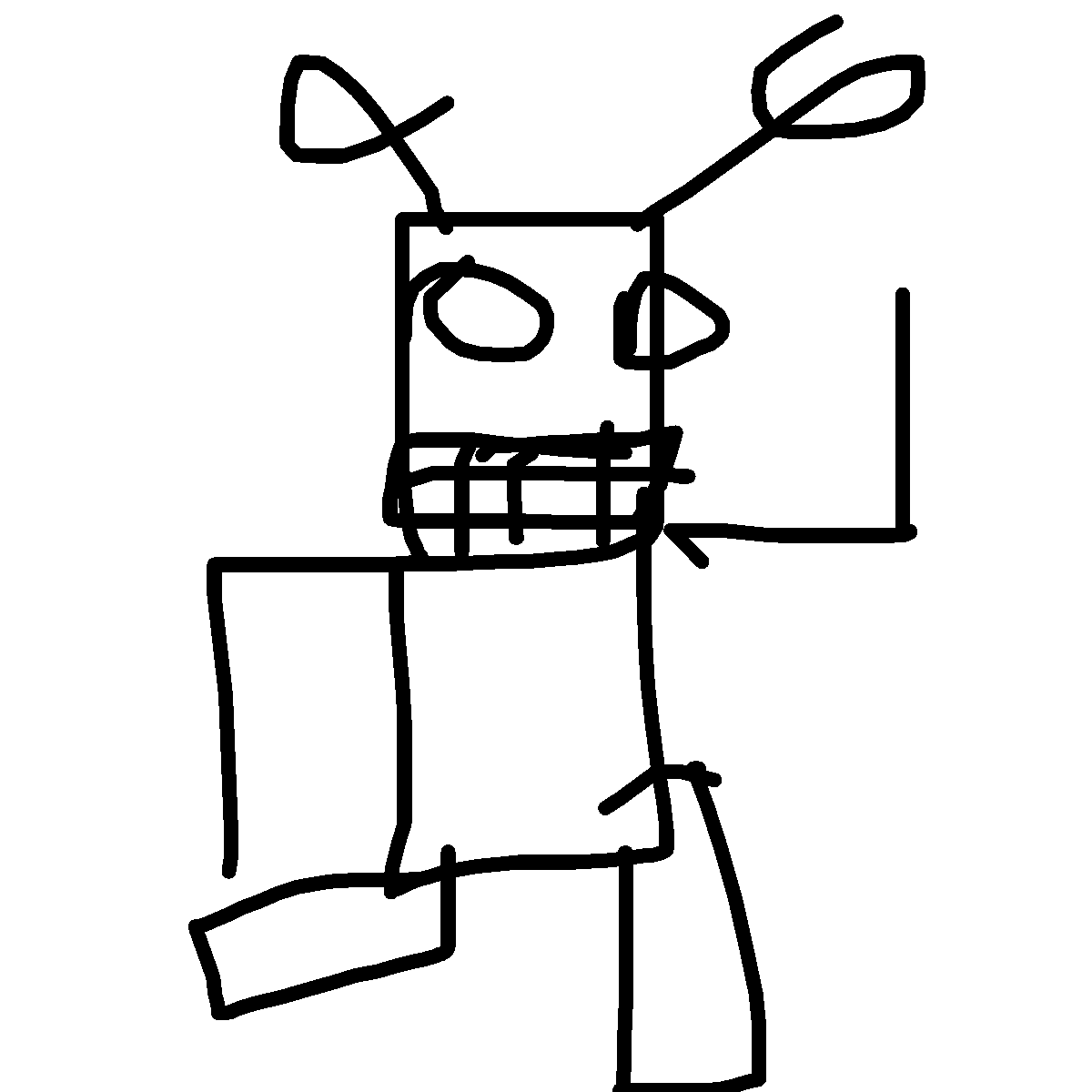 Robot drawing by plus-lead-builder