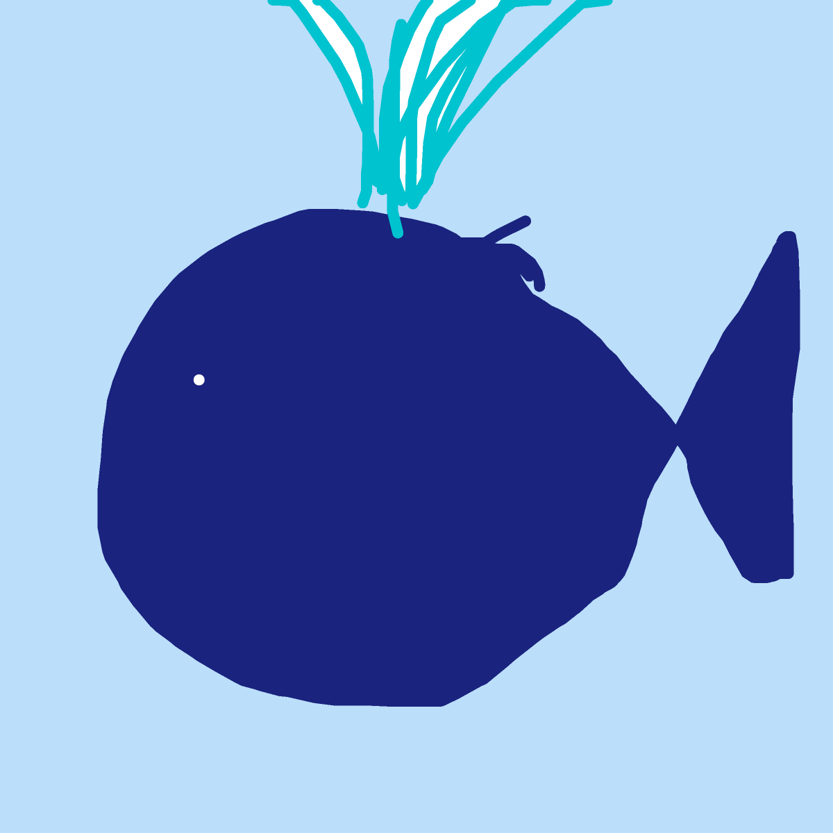Whale drawing by jester
