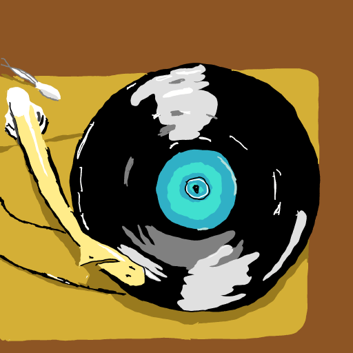 Vinyl Record drawing by Guardianoflives