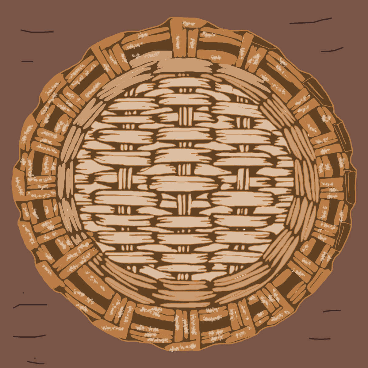 Wicker drawing by justin