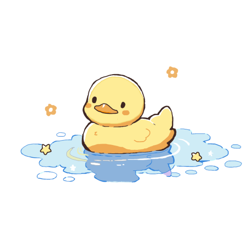 Rubber Duck drawing by paigey-doodle