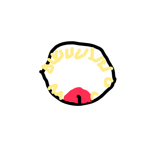 Mouth drawing by Anna