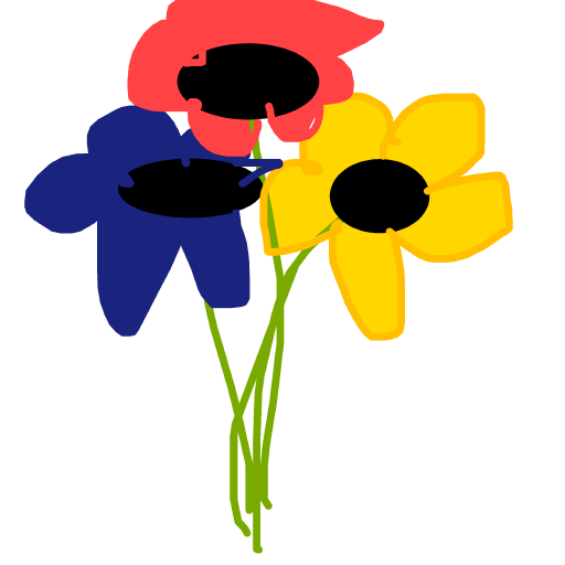 Flower drawing by delta-last-will