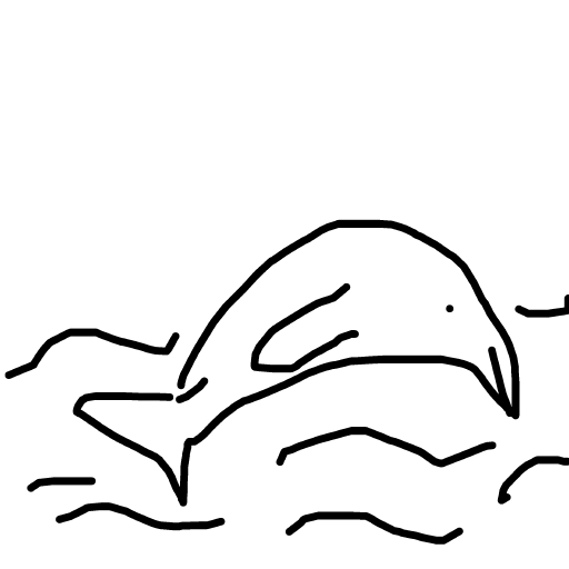 Dolphin drawing by dawn-omega-bard