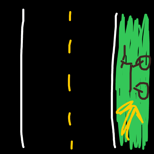 Bike Lane drawing by jester