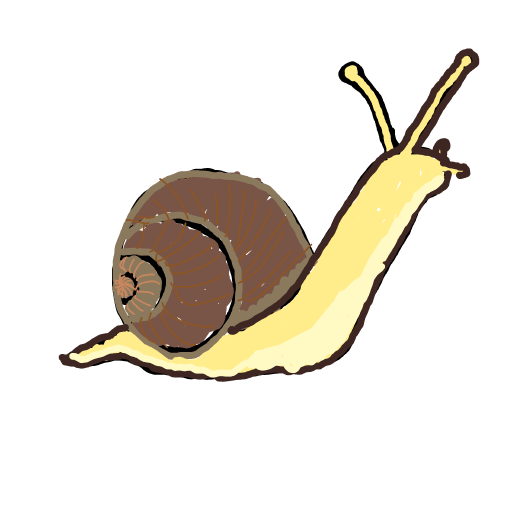 Snail drawing by lead-silver-agent