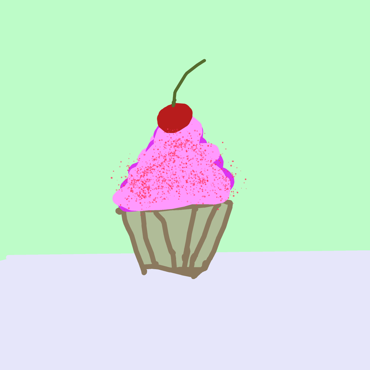 Cupcake drawing by sun-rose-drive
