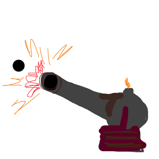 Cannon drawing by thatladywhocooks