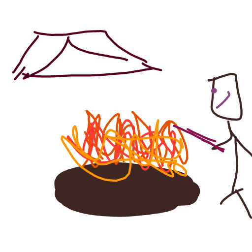 Campfire drawing by magic-vivid-guru