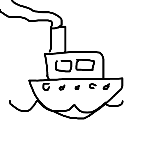 Boat drawing by lili