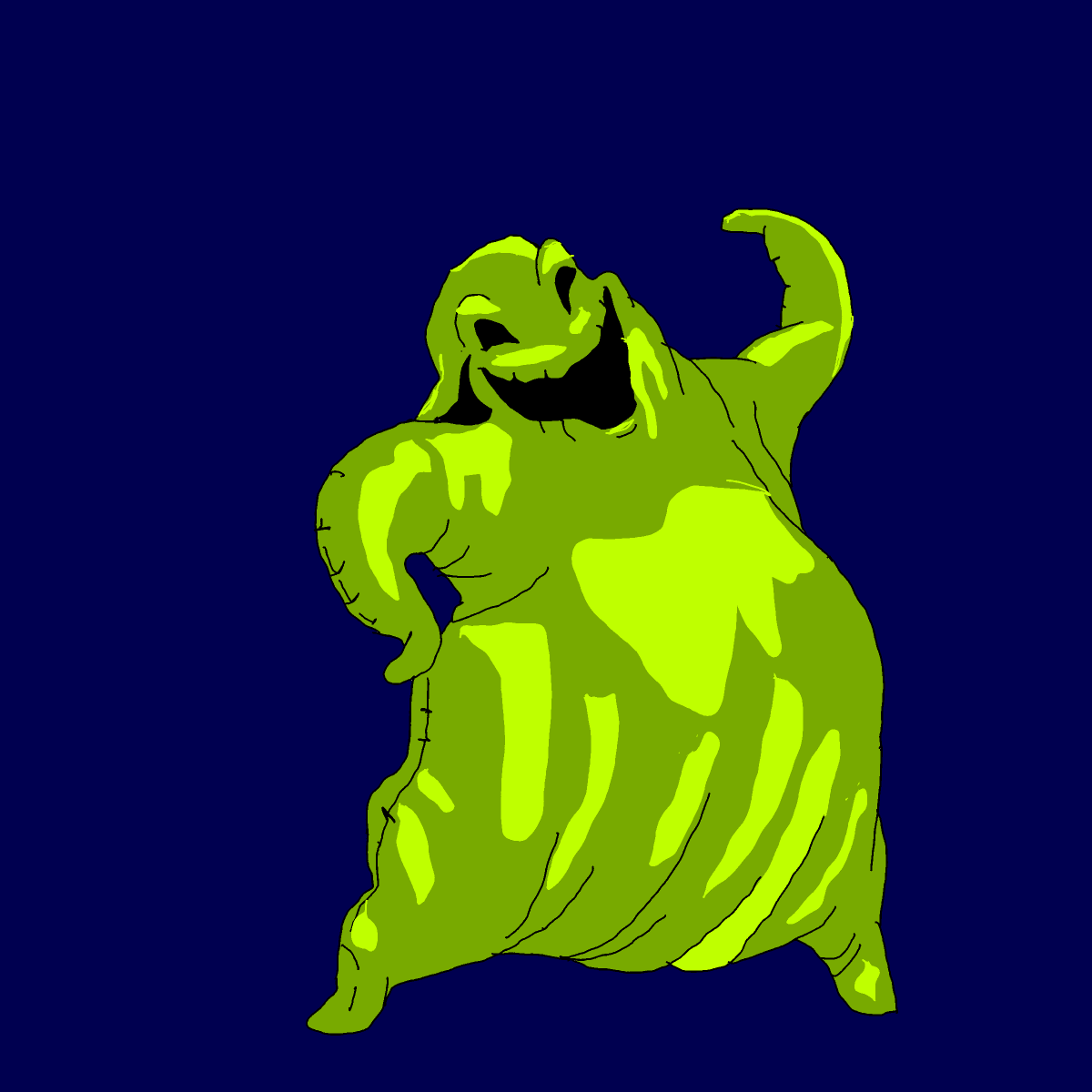 Oogie Boogie drawing by Guardianoflives