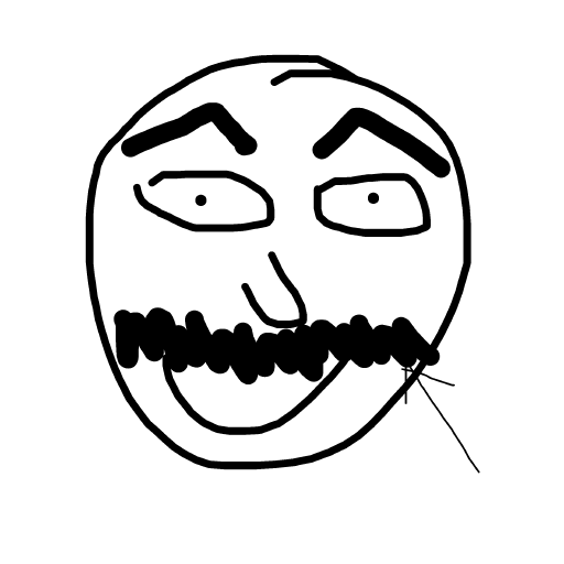 Mustache drawing by carla