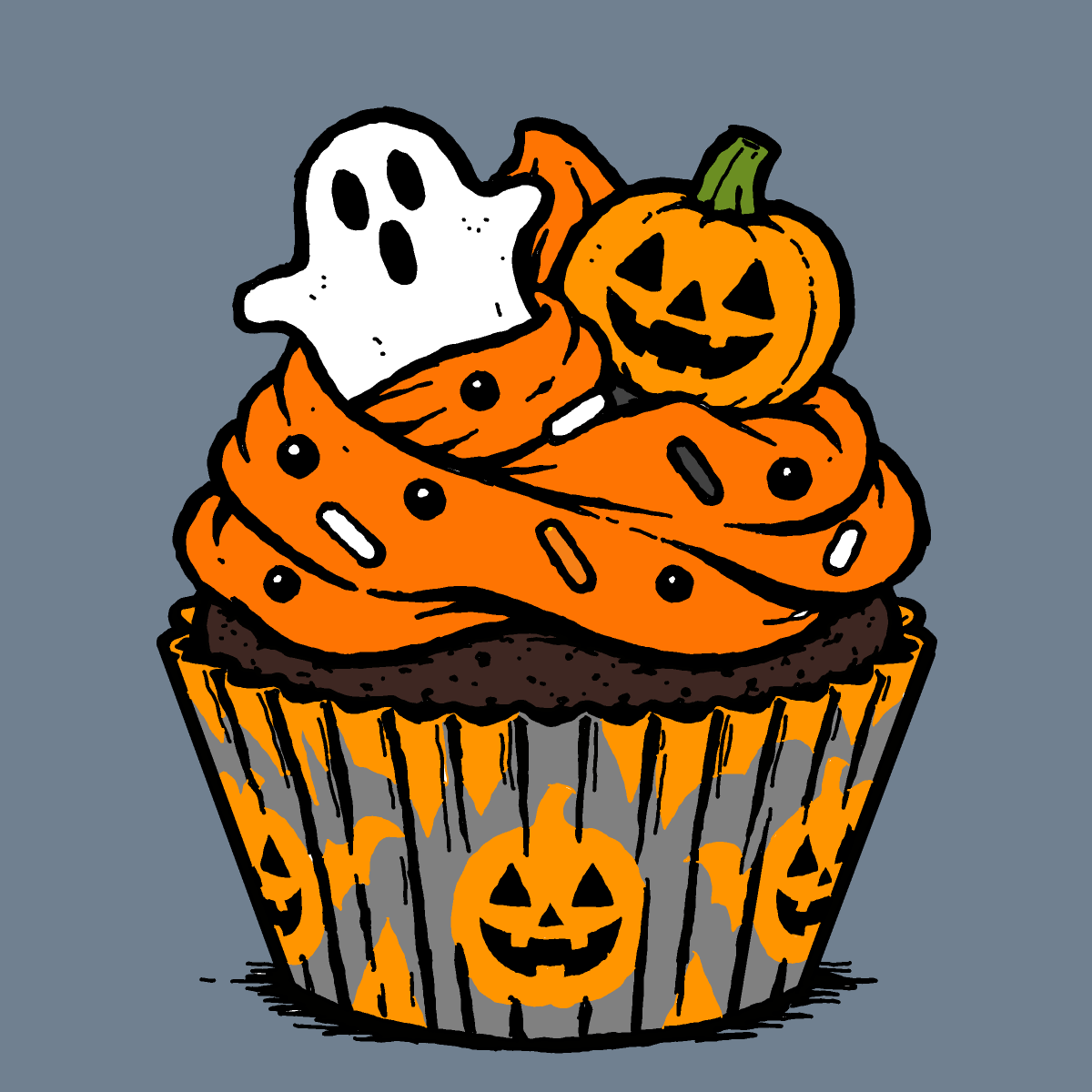 Cupcake drawing by Guardianoflives