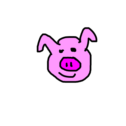 Pig drawing by fine-happy-soul