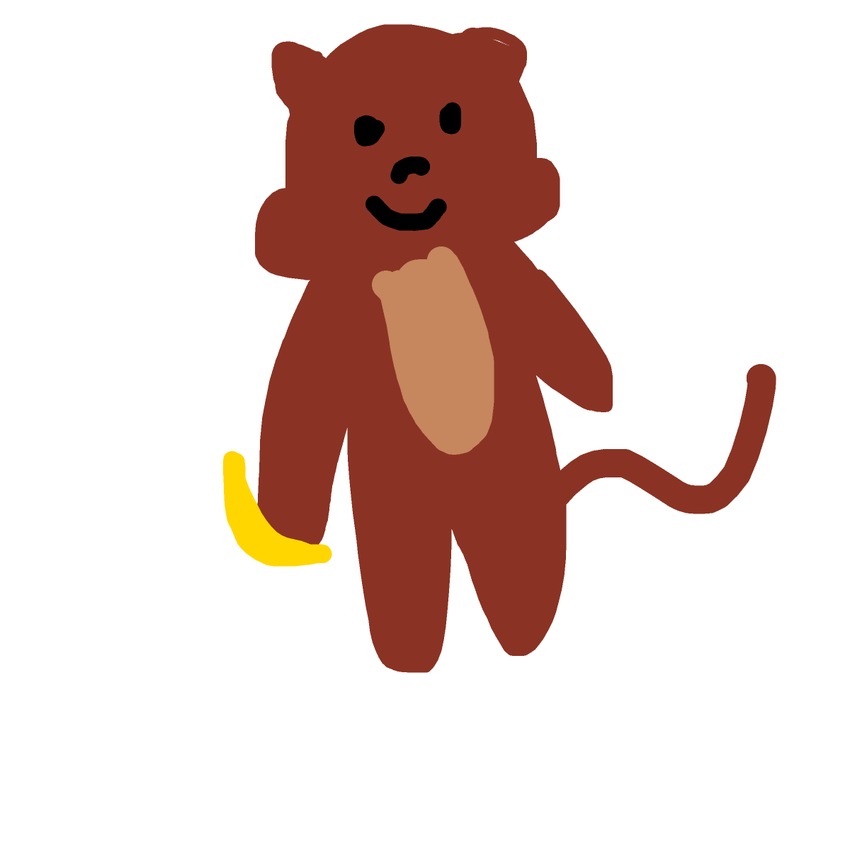 Monkey drawing by brianviolin