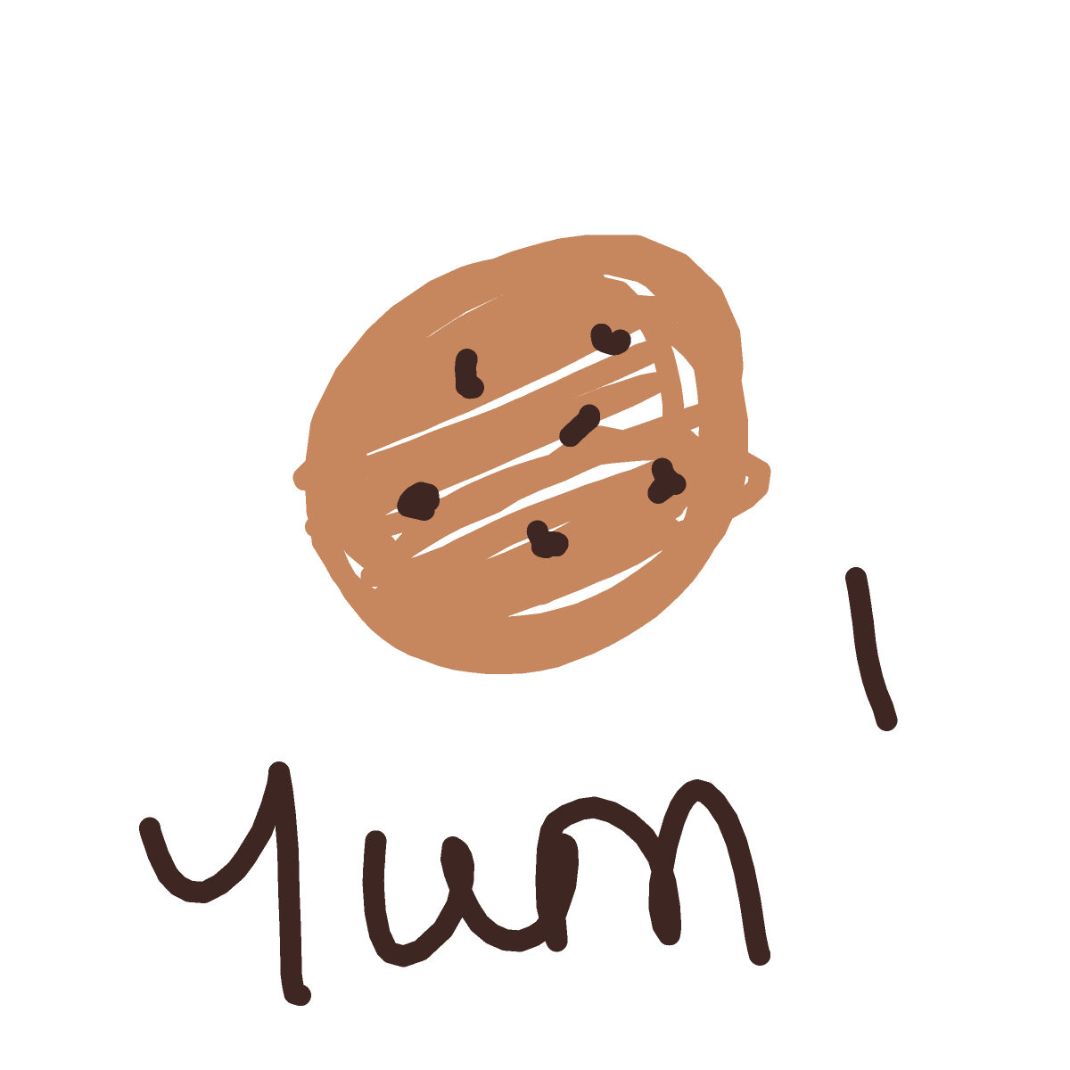 Cookie drawing by Suzi