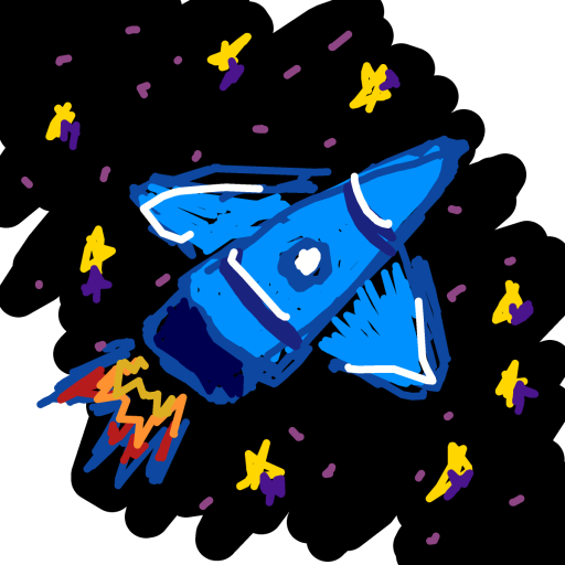 Spaceship drawing by Dada