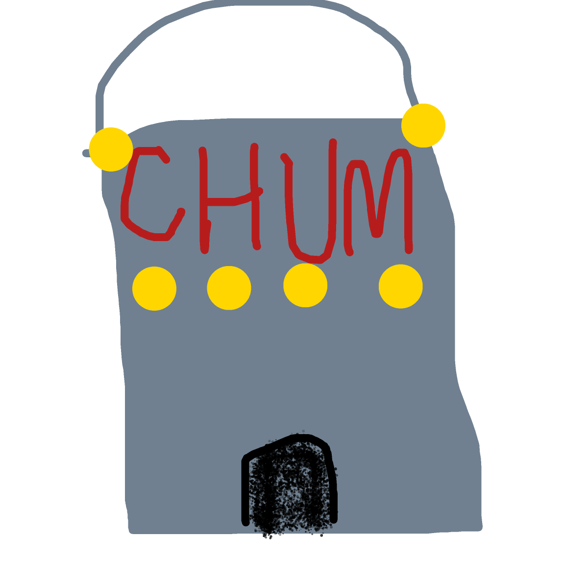 Chum Bucket drawing by parkalini