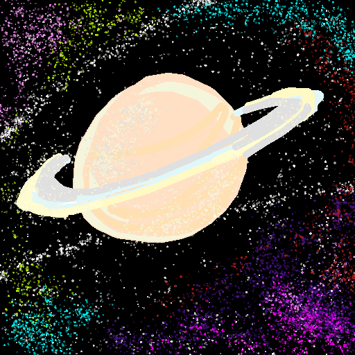 Saturn drawing by nammy