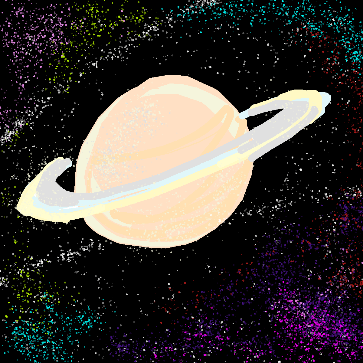 Saturn drawing by nammy