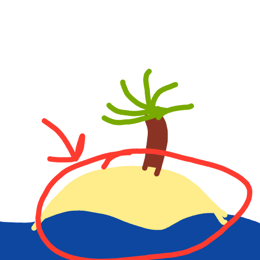 Island drawing by WonorCisdom