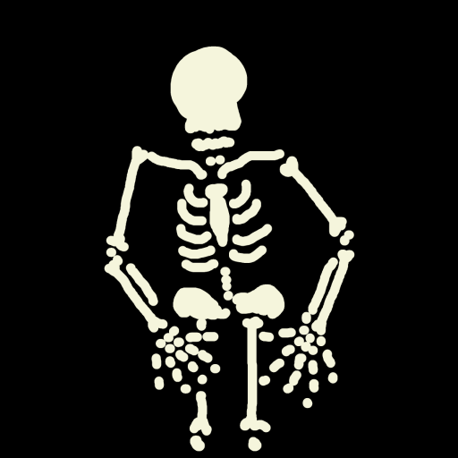 Skeleton drawing by gamma-coal-wheel