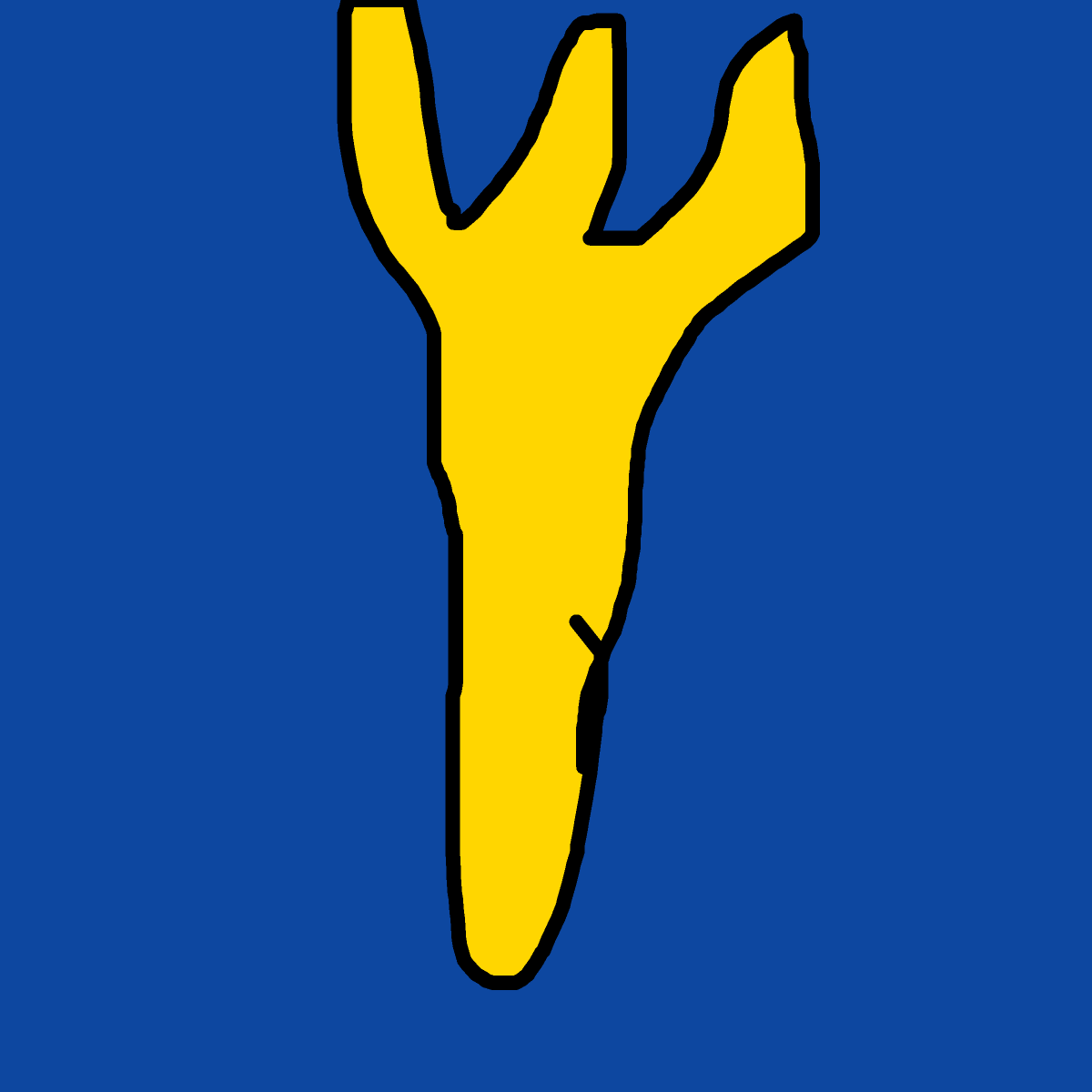 Trident drawing by troy