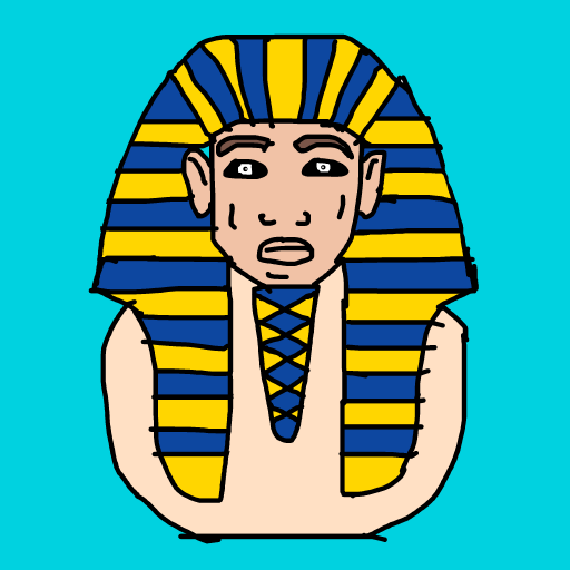Pharaoh drawing by dan