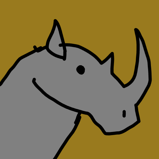 Rhinoceros drawing by sure-color-anvil