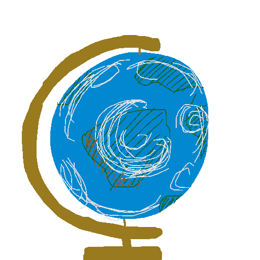 Globe drawing by nammy