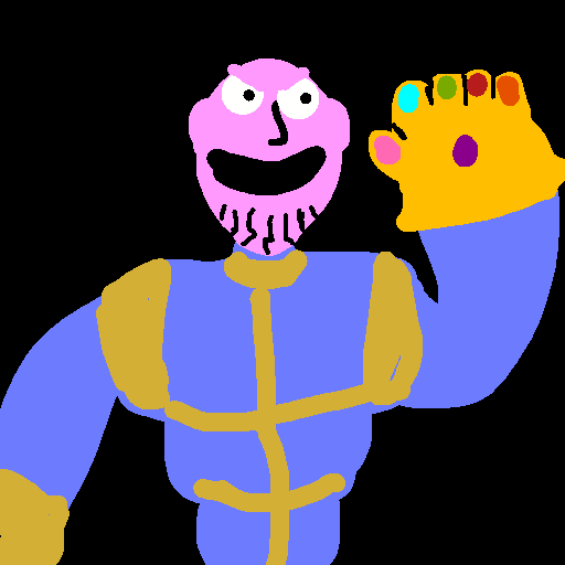 Thanos drawing by jashezilla