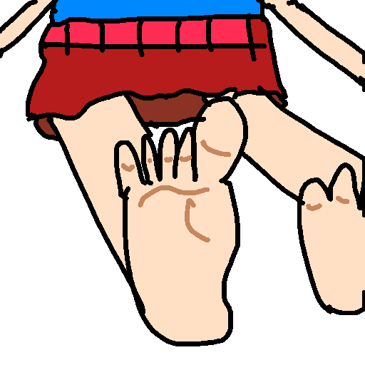 Feet drawing by macaronimiles