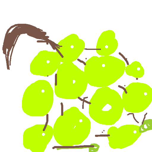 Grapes drawing by fire-quick-wheel