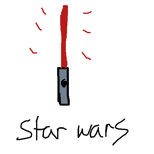 Lightsaber drawing by mikestam195