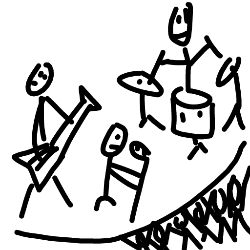 Concert drawing by sonic-bold-major