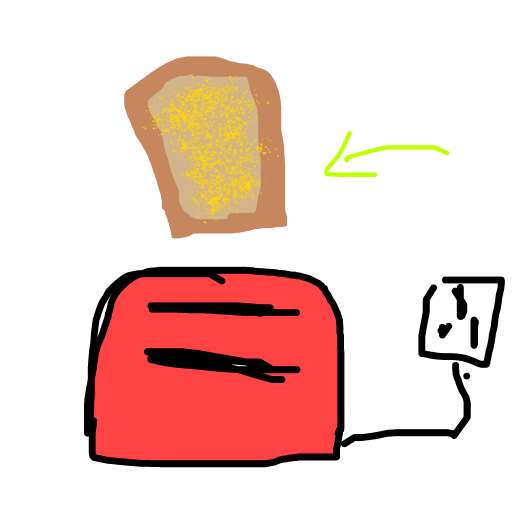 Toast drawing by dan
