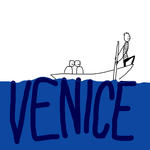 Gondola drawing by koko_b_where