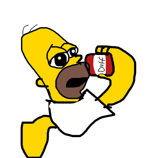 Duff Beer drawing by countnicula