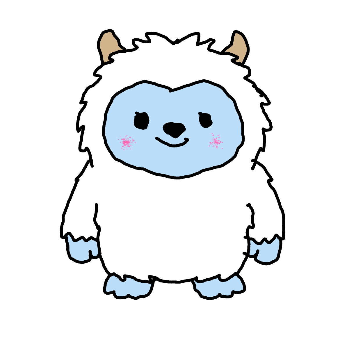 Yeti drawing by Guardianoflives