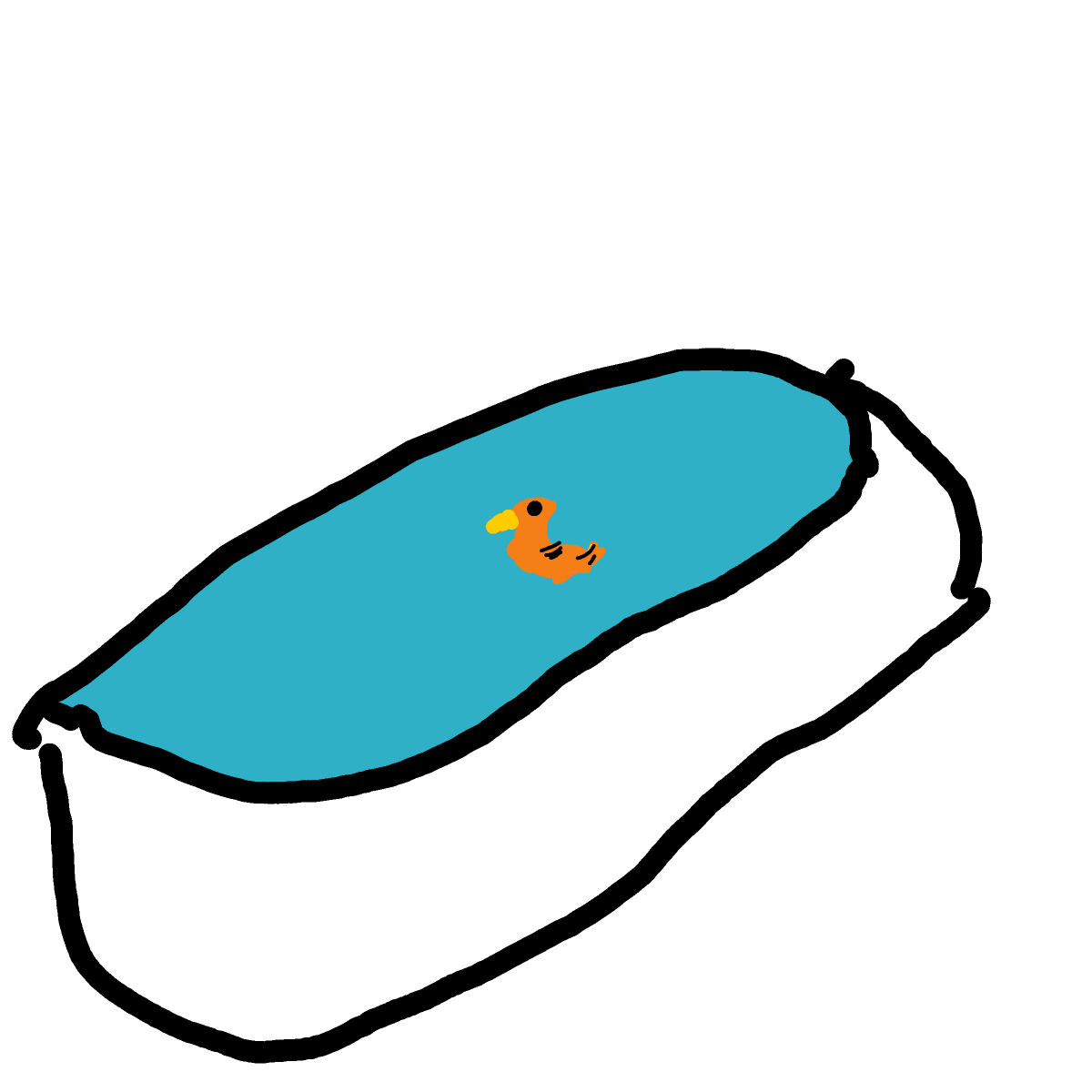 Rubber Duck drawing by sky-plum-peak