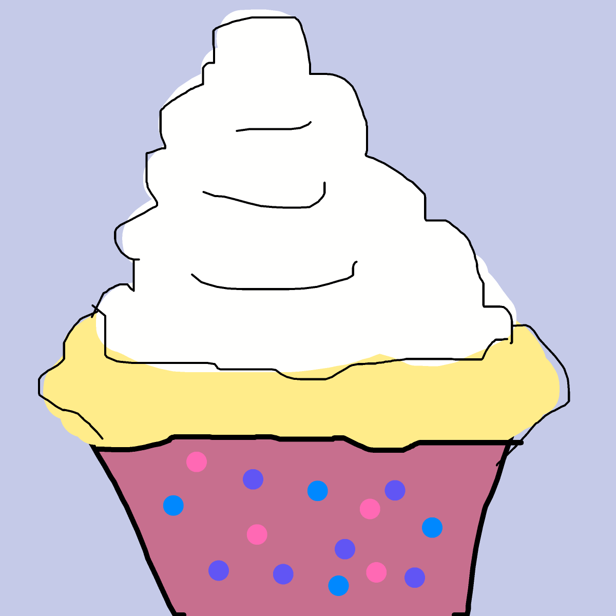 Cupcake drawing by great-fresh-style