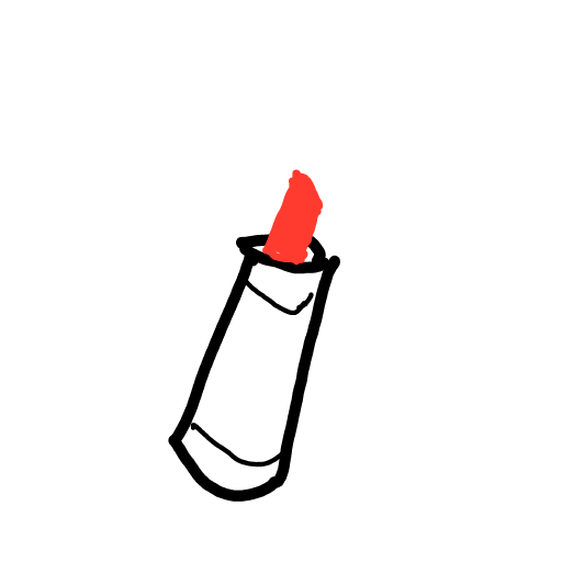 Lipstick drawing by Shew